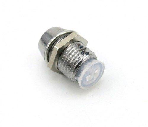 Oprawki diod LED 5mm - gniazdo metalowe wkręcane - gwint M7
